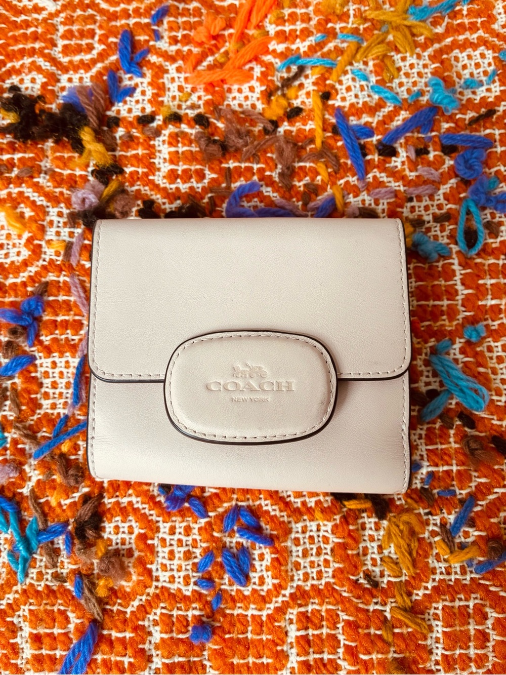 Coach Eliza Refined Calf Leather Wallet, CT985